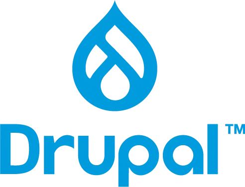 Logo tecnologia Drupal